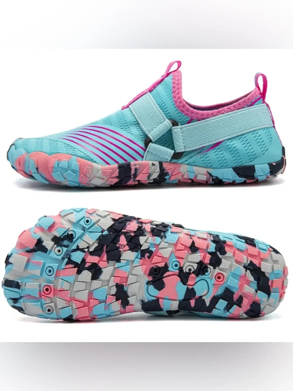 🌸Merence Anti slip Blue Aqua Water Slip On Sneakers